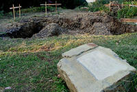 Velký Lopeník, rozhledna, výkopové práce