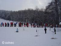 Lyžařský areál na Svinci u Nového Jičína