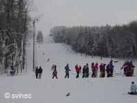 Lyžařský areál na Svinci u Nového Jičína