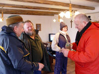 Bílou stopou na Velký Lopeník, lyžařský závod