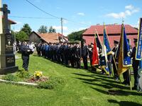 vzpomínkový akt na místním hřbitově