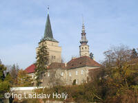 Tovačov, Zámek - pohled od kostela