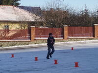 Hodslavice běh Hodslavskými uličkámi