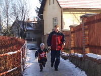 Hodslavice běh Hodslavskými uličkámi