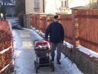 Hodslavice běh Hodslavskými uličkámi