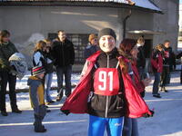 Hodslavice běh Hodslavskými uličkámi